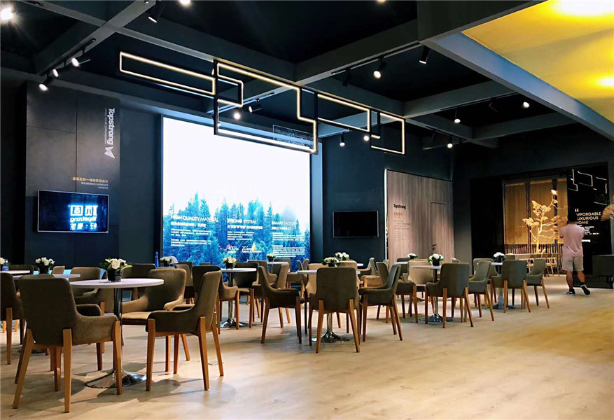 2020廣州建博會的特裝指定搭建商——美刻會展的展會搭建案例